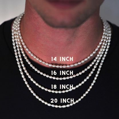 Men's Freshwater Pearl Necklace