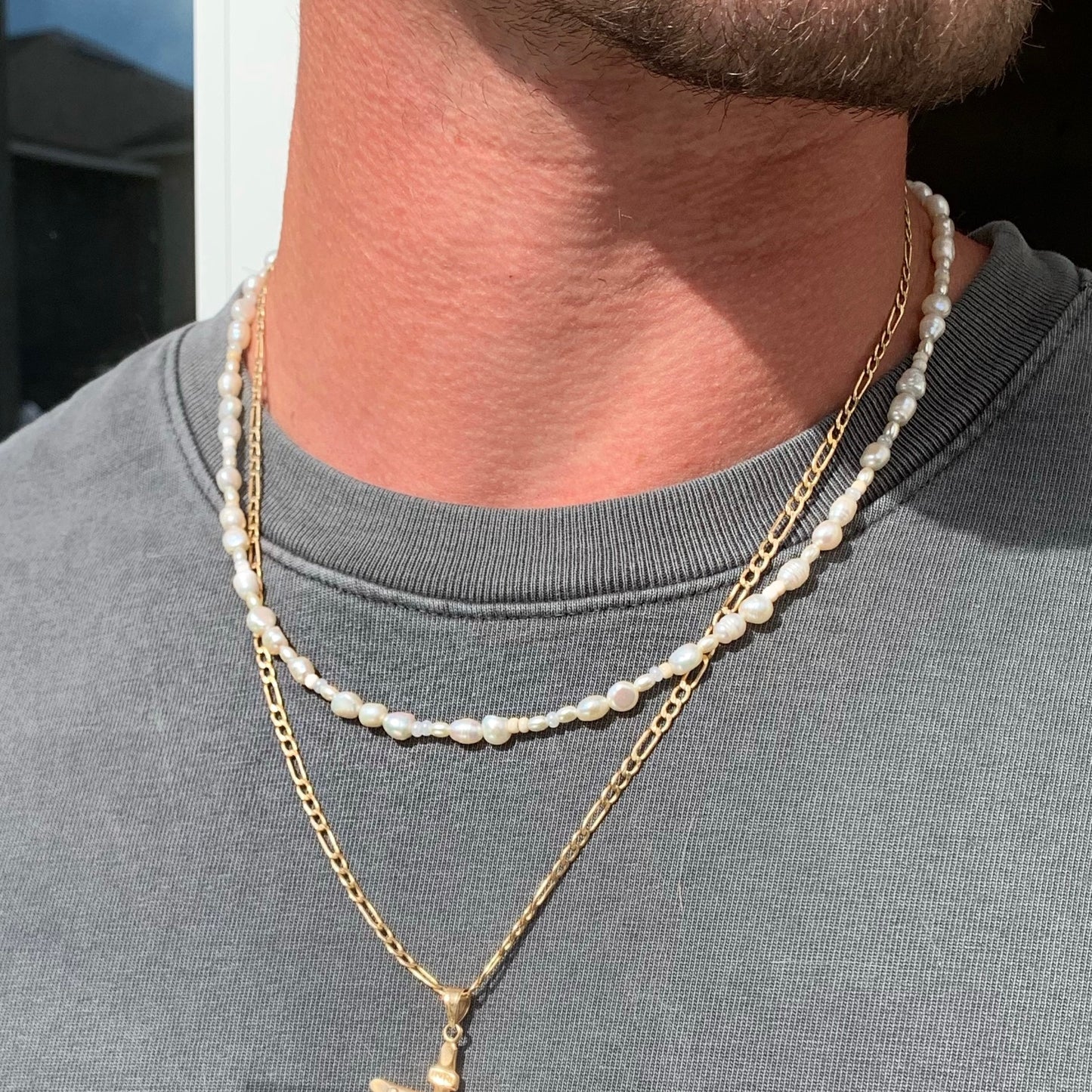 Men's Freshwater Pearl Necklace